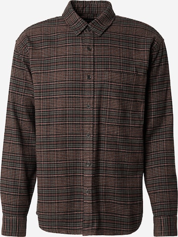 Abercrombie & Fitch Regular Fit Hemd in Braun: predná strana