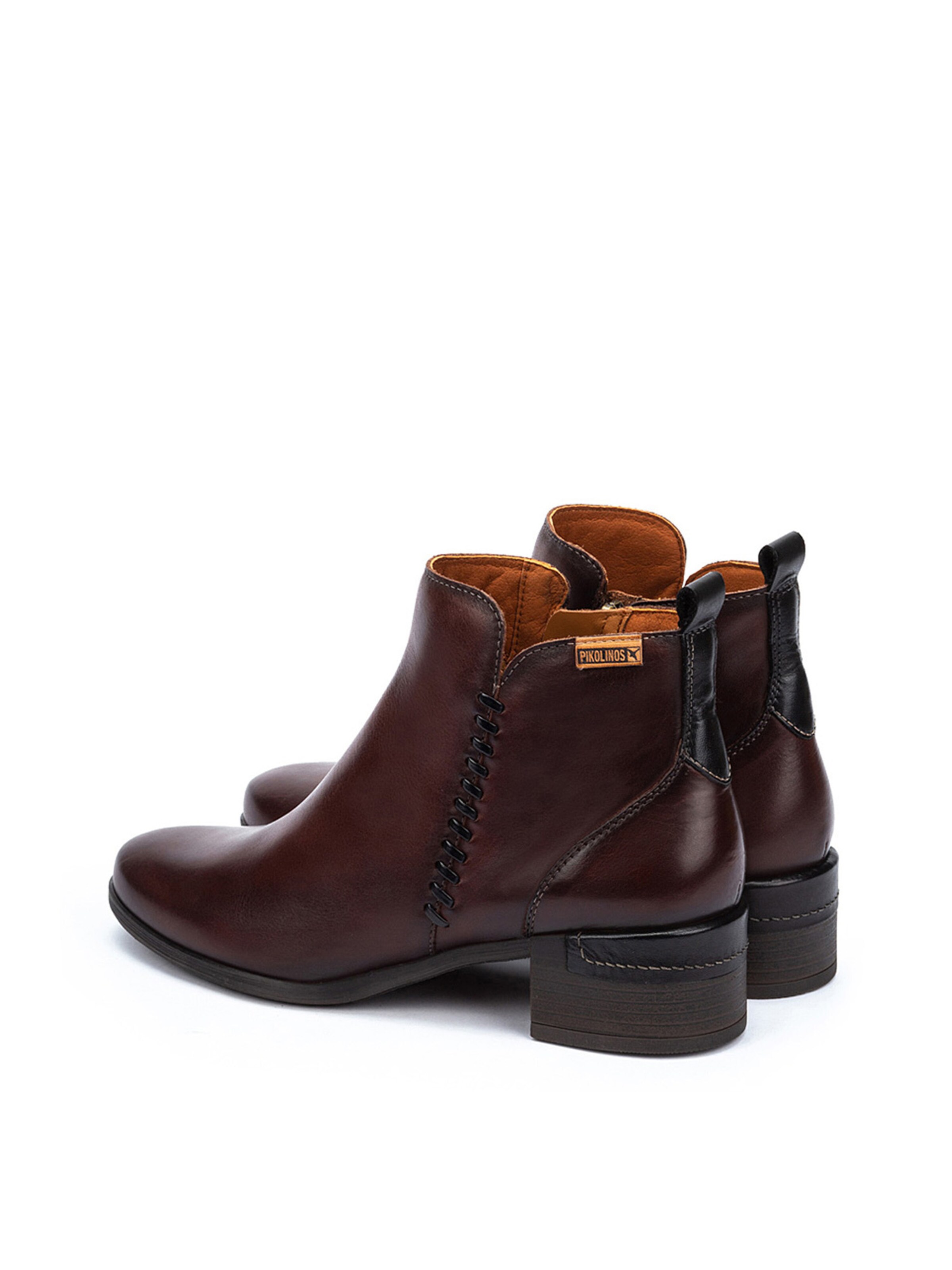 PIKOLINOS Gležnarji z vezalkami 'Malaga' | rdeča barva