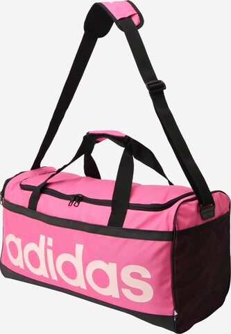 ADIDAS SPORTSWEAR - Malas de desporto 'Essentials Linear Medium' em rosa: frente