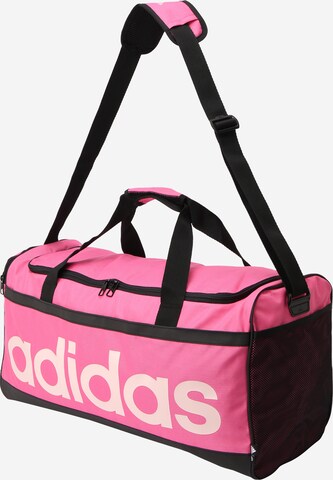 ADIDAS SPORTSWEAR Спортна чанта 'Essentials Linear Medium' в розово: отпред