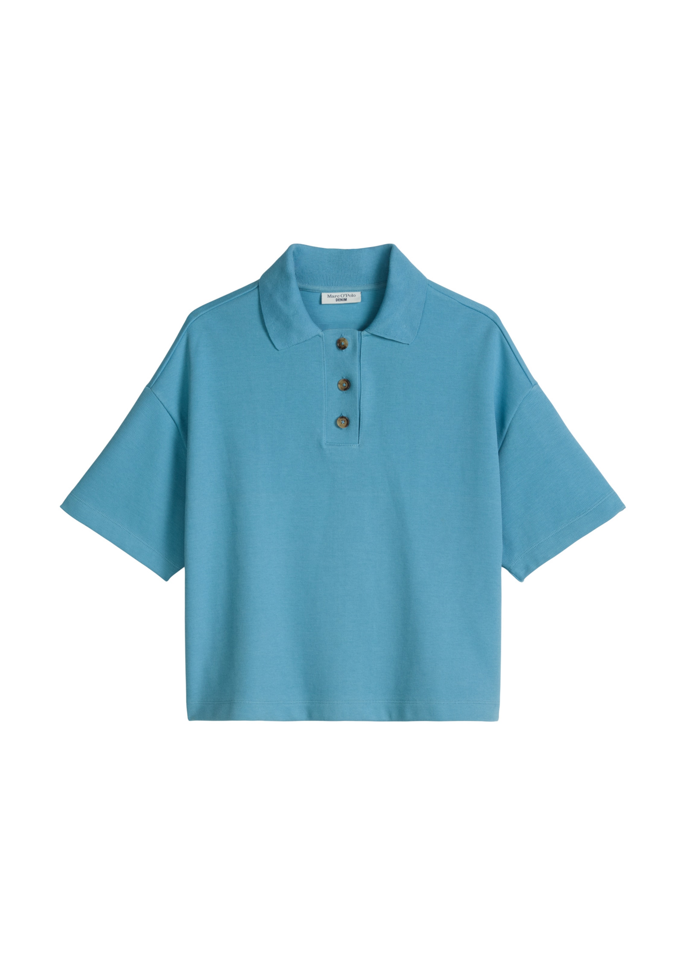 Marc O'Polo DENIM Poloshirt in Blau: Vorderseite