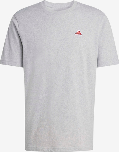 ADIDAS SPORTSWEAR Toiminnallinen paita värissä meleerattu harmaa / punainen / valkoinen, Tuotenäkymä