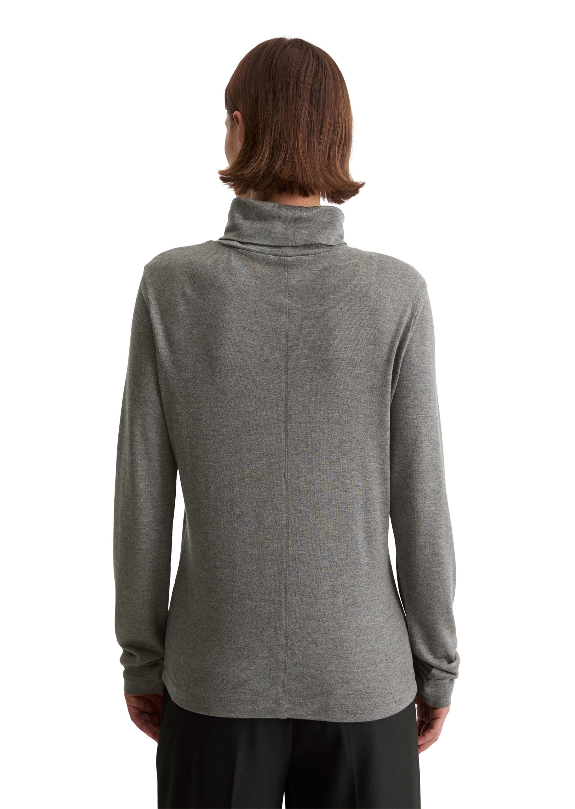 Marc O'Polo Shirt ' aus TENCEL™ Lyocell ' in Grey