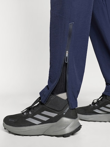 mėlyna ADIDAS TERREX Standartinis Sportinės kelnės 'XPR'