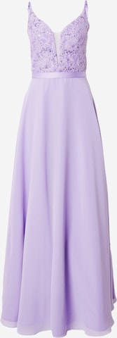SWING - Vestido de noche en lila: frente