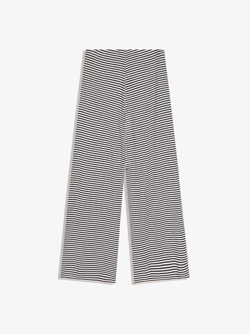 Bershka Wide Leg Hose in Blau