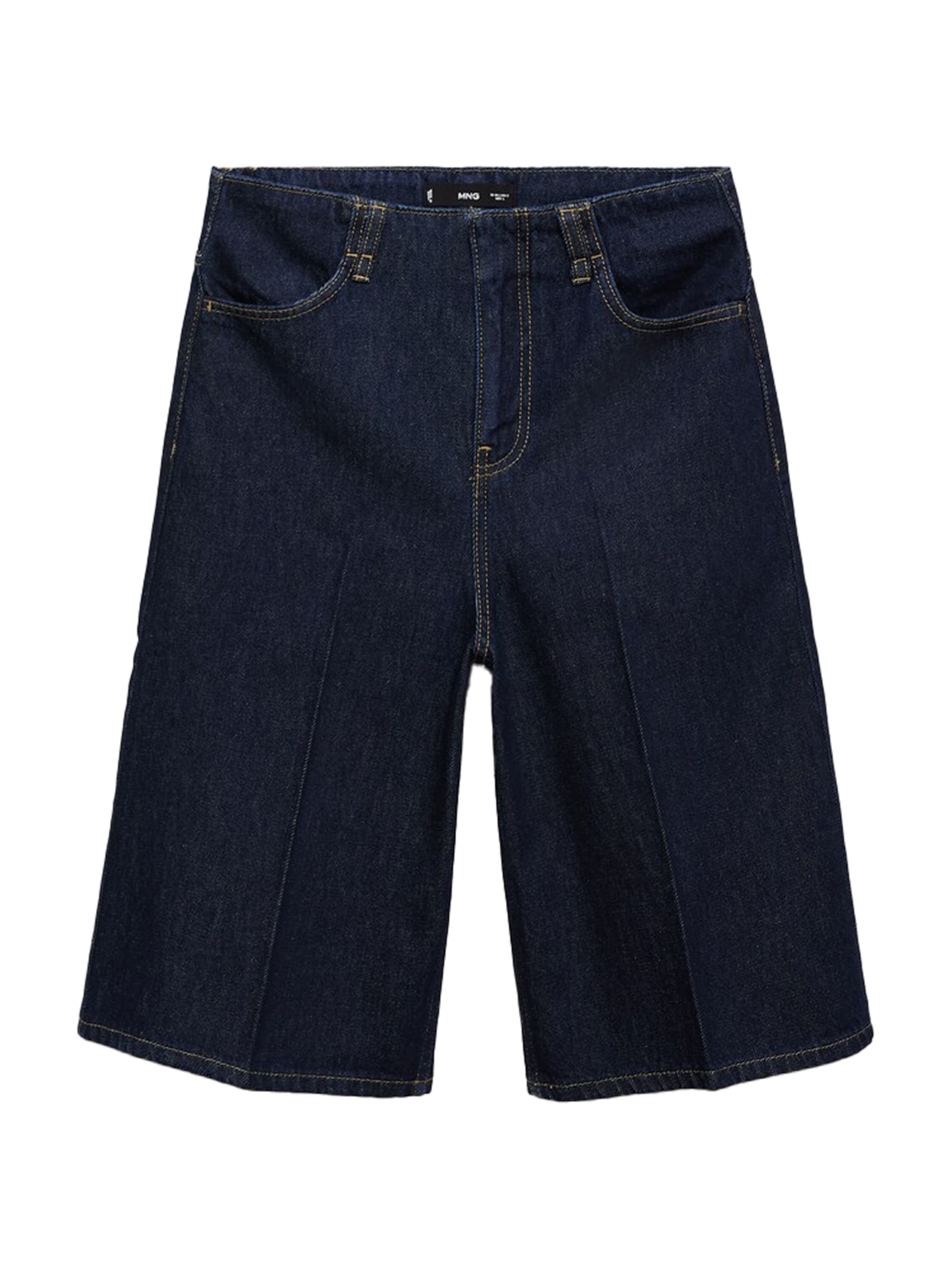 MANGO Zvonové kalhoty Džíny 'TONY' – modrá: přední strana