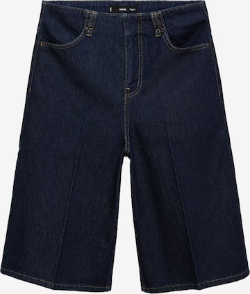 MANGO Wide Leg Farkut 'TONY' värissä sininen: etupuoli