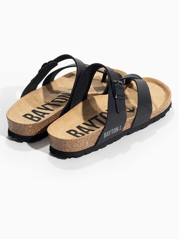 Bayton - Sandalias de dedo 'Diane' en negro