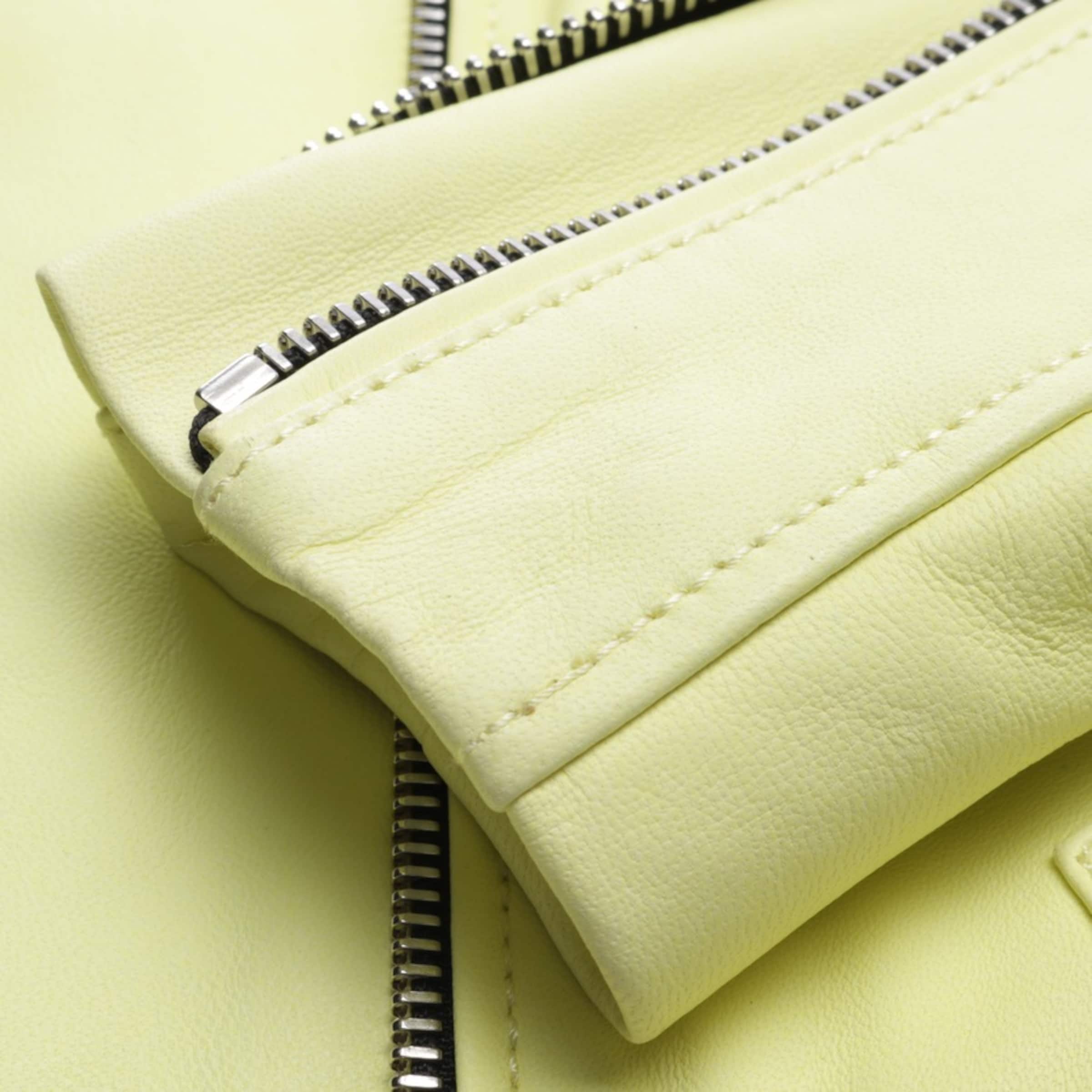 Barbara Bui Lederjacke  XS in Gelb