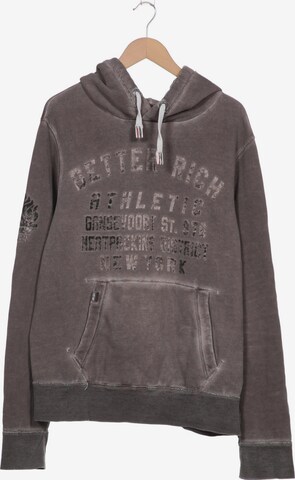 BETTER RICH Sweatshirt & Zip-Up Hoodie in XXXL in Grey: front