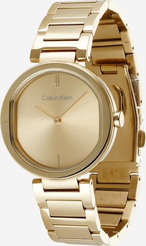 Calvin Klein Analoog horloge in Goud: voorkant