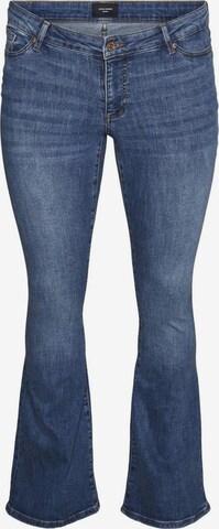 Vero Moda Curve Skinny Jeans in Blue: front