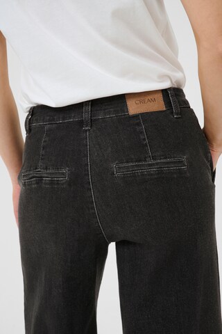 Cream Wide Leg Jeans 'Visti' i grå