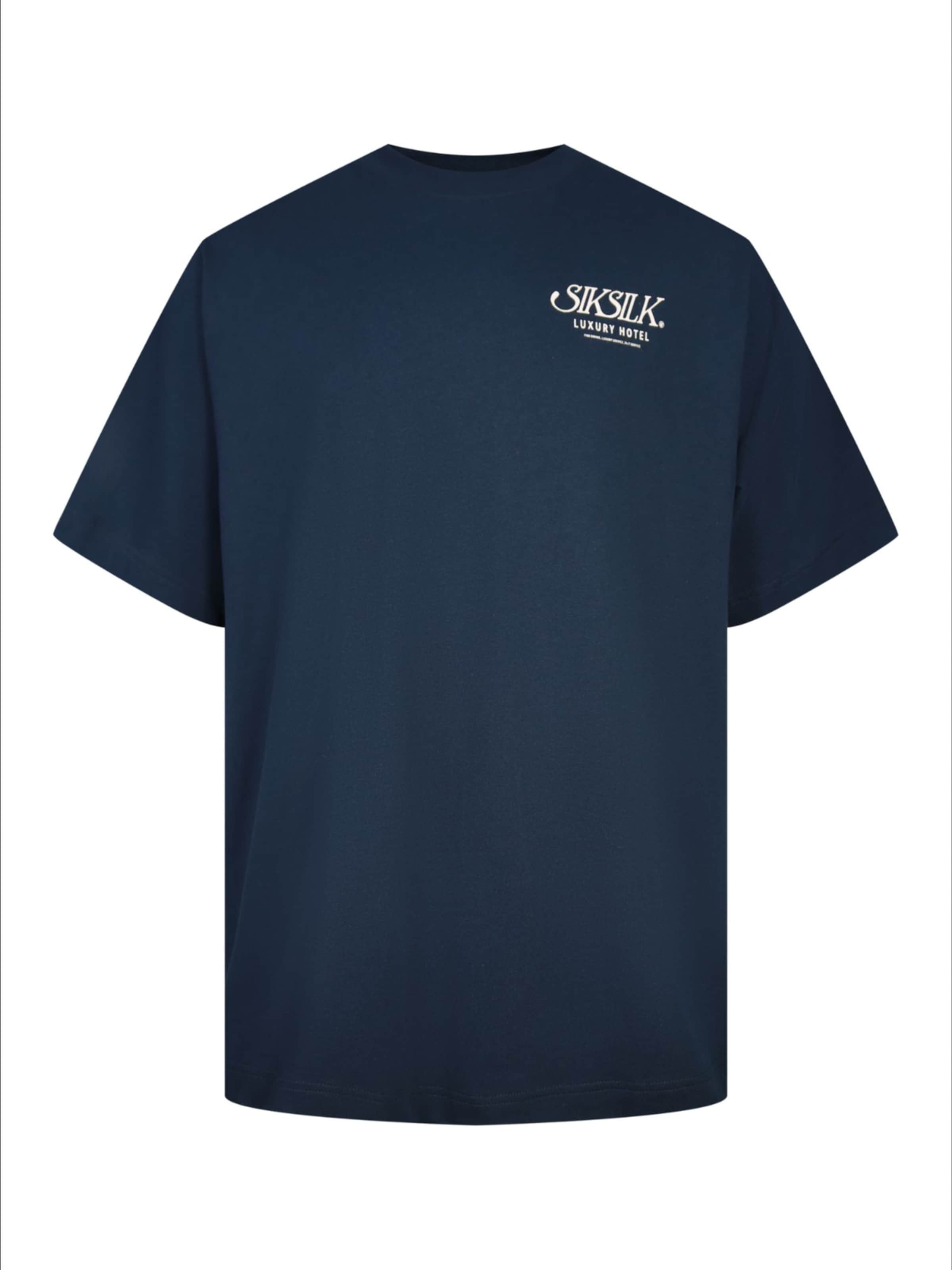 SikSilk Shirt in Blue: front