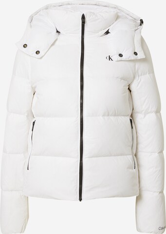 Veste d’hiver Calvin Klein Jeans en blanc : devant