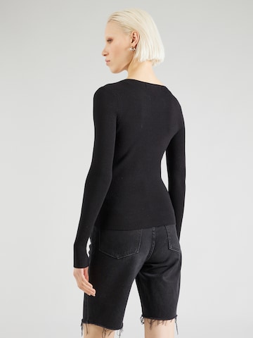 VERO MODA Sweter 'PATSY' w kolorze czarny