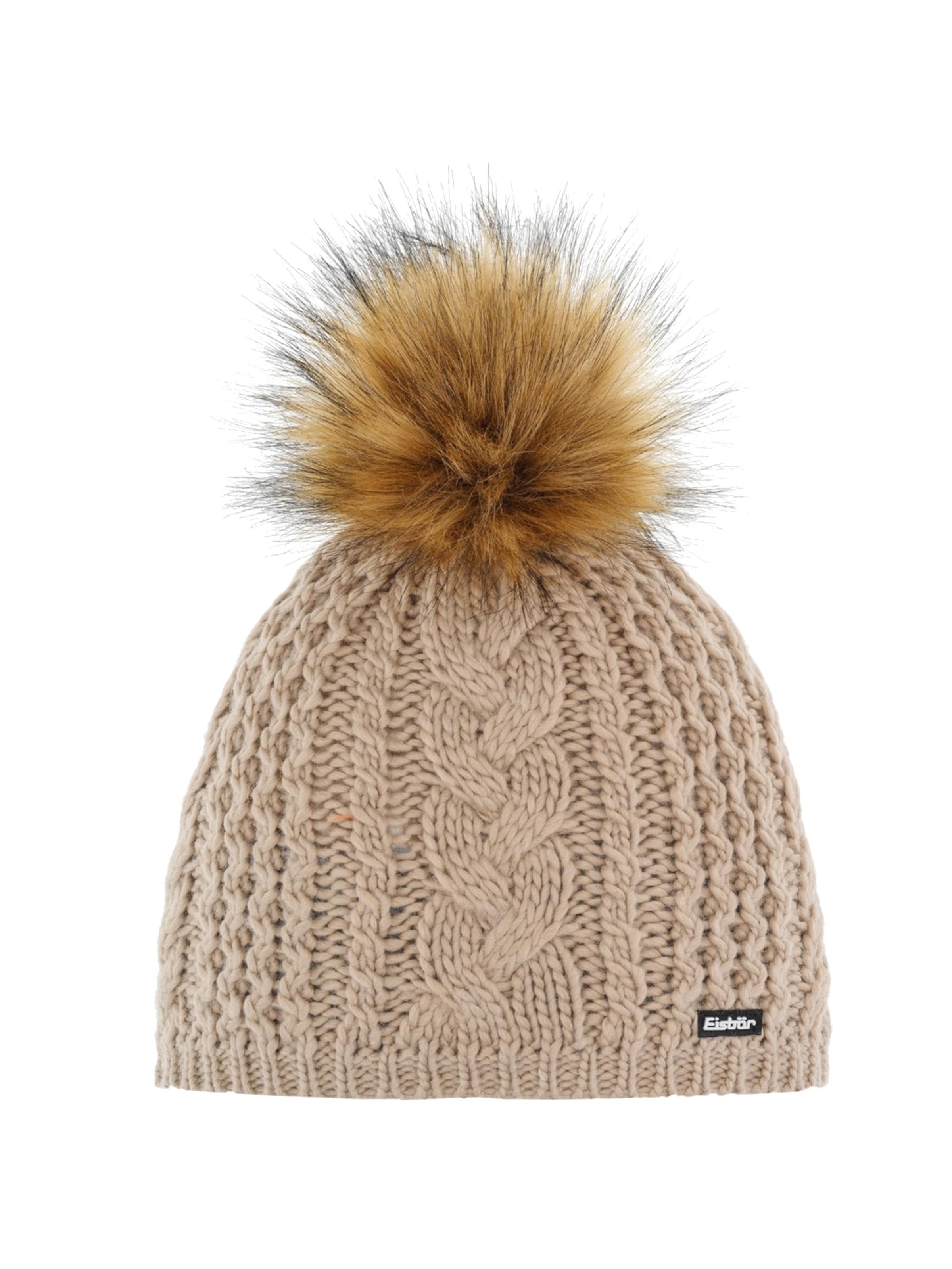 Eisbär Mütze 'Afra Lux'‌‌ in 54-64 in beige, Produktansicht