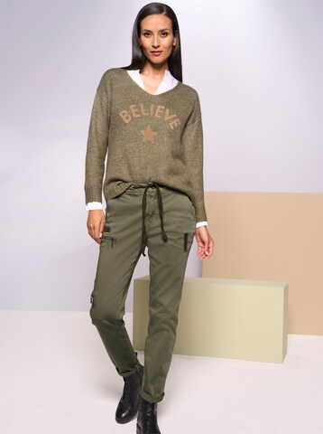 heine Slimfit Hose in Grün