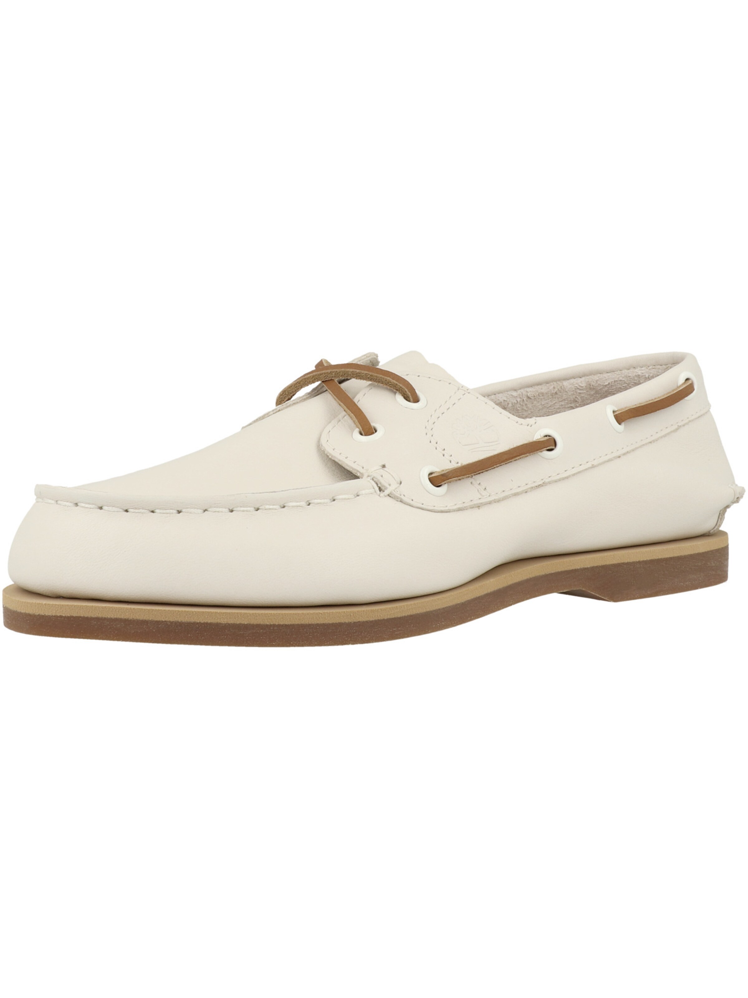 TIMBERLAND - Mocassins 'Classic' em branco: frente