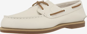 TIMBERLAND - Mocassins 'Classic' em branco: frente