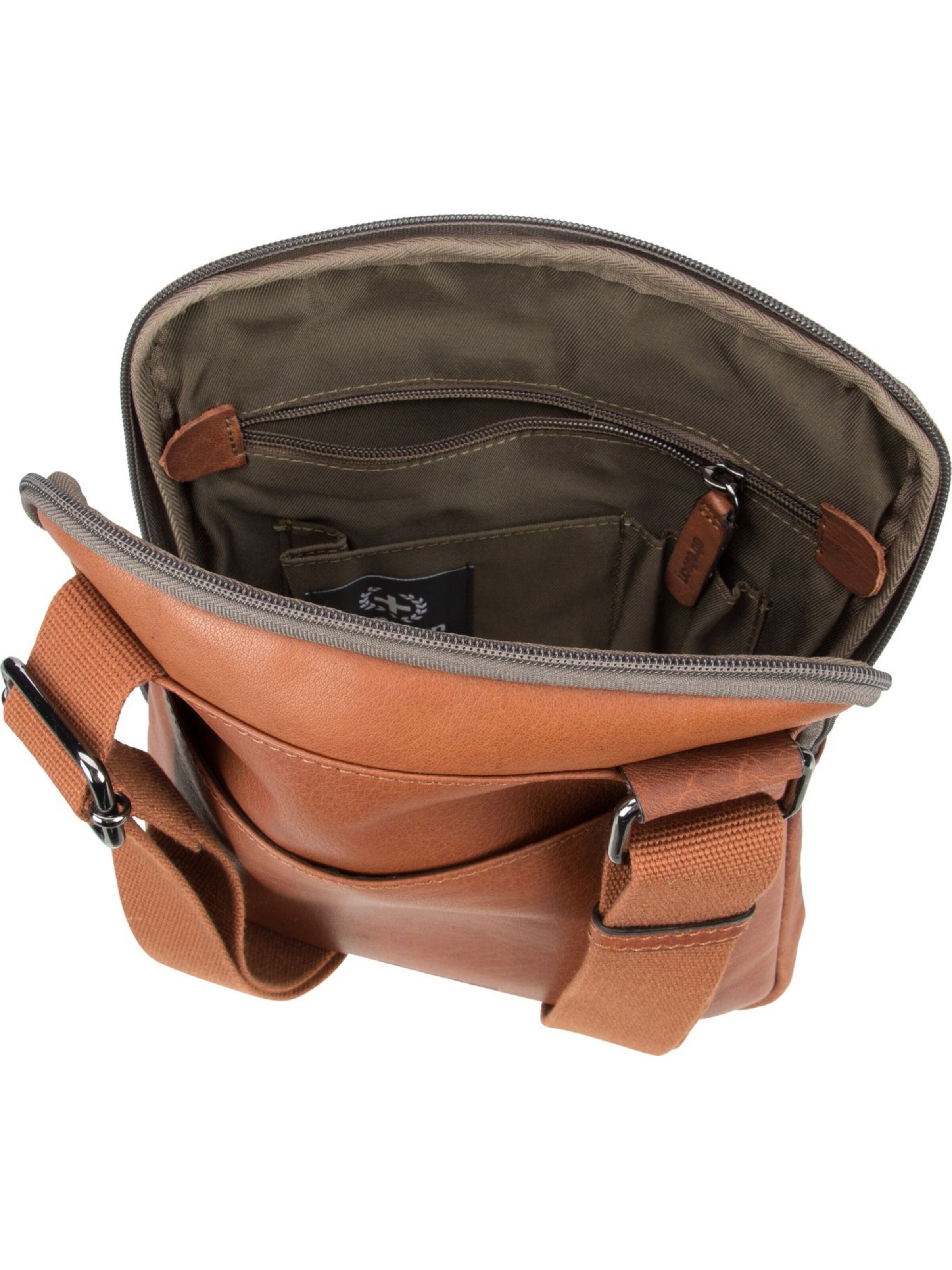 STRELLSON Crossbody bag 'Hyde Park' in Brown