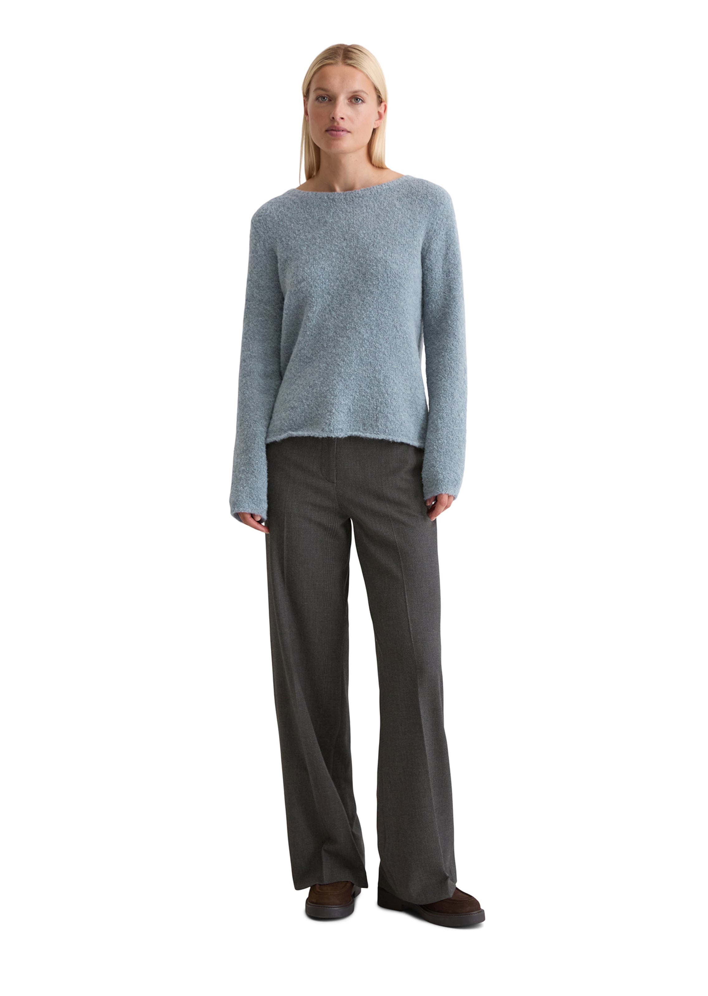 mėlyna Marc O'Polo Megztinis 'Bouclé'