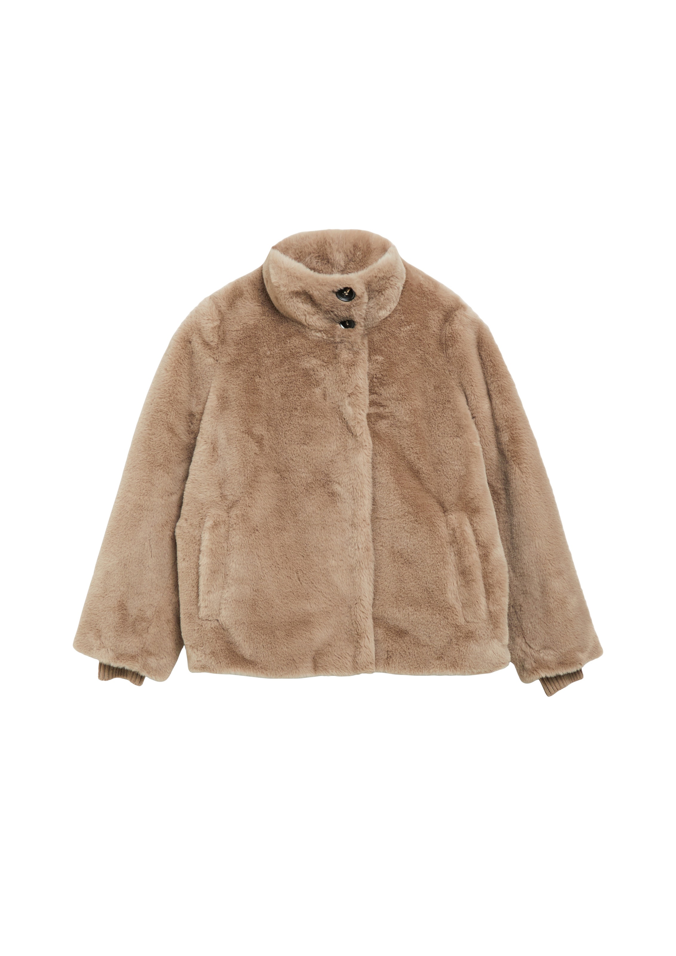 Veste mi-saison COMMA en marron : devant