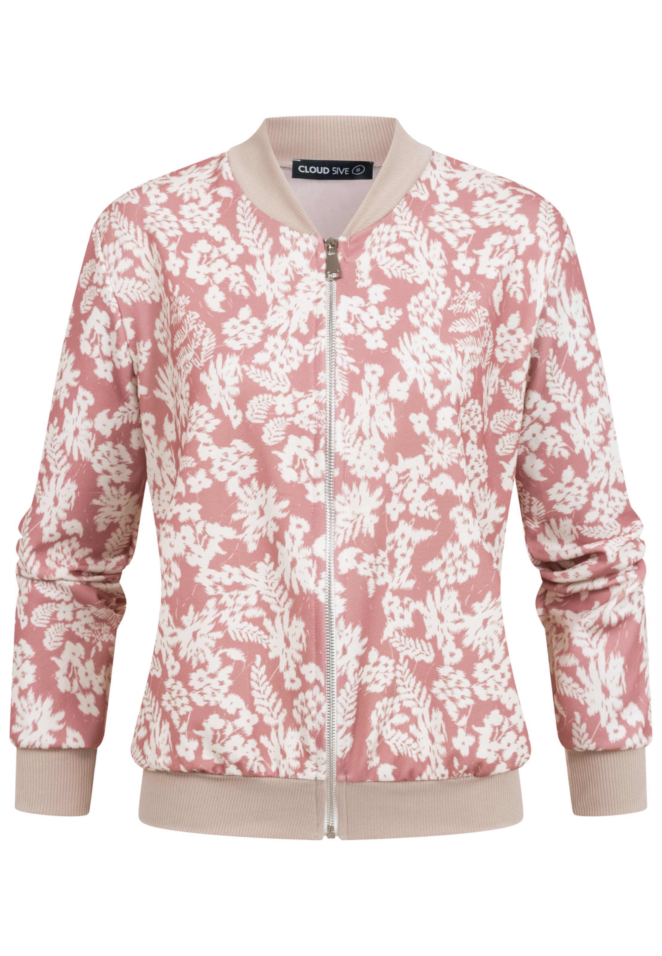 Giacca di mezza stagione di Cloud5ive in rosa: frontale