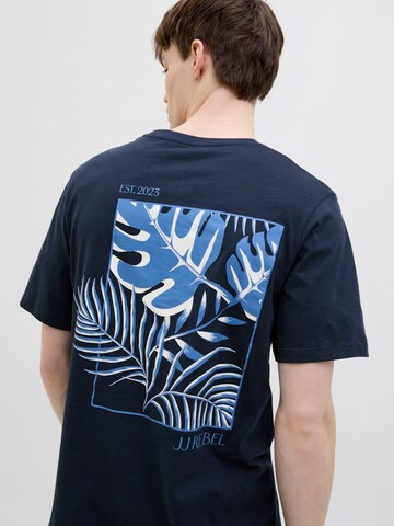 JJ Rebel T-Shirt 'JREBBLOOM' in Blau