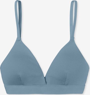 Soutien-gorge ' Pure Rib ' SCHIESSER en bleu : devant
