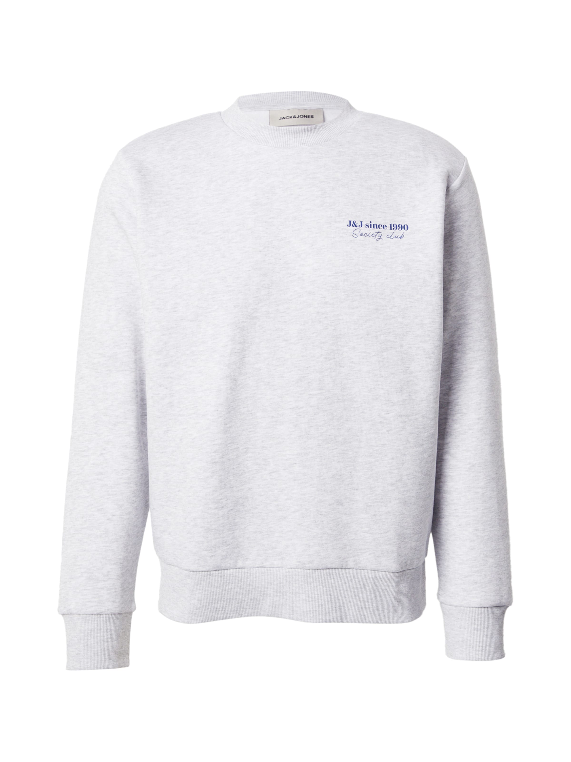JACK & JONES Sweatshirt 'JJNINETY' in White: front