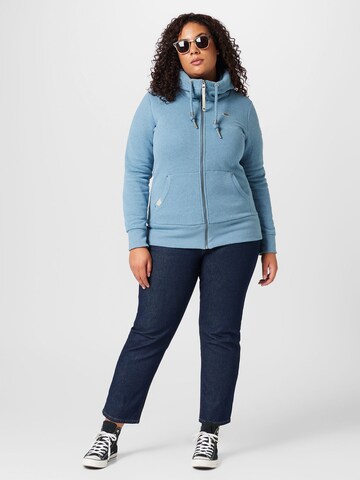 Ragwear Plus Sweatjacke 'NESKA' in Blau