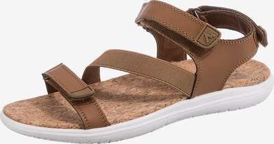 MCKINLEY Sandals 'Corcovado Lea' in Cognac / White, Item view