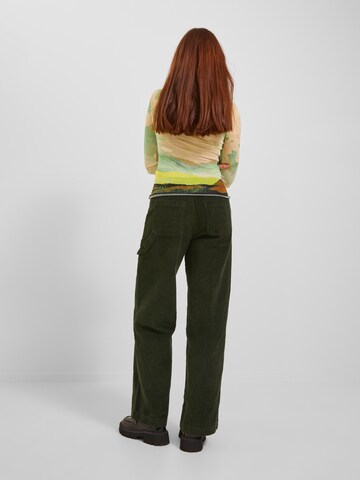 Wide leg Pantaloni 'Aviaja' de la JJXX pe verde