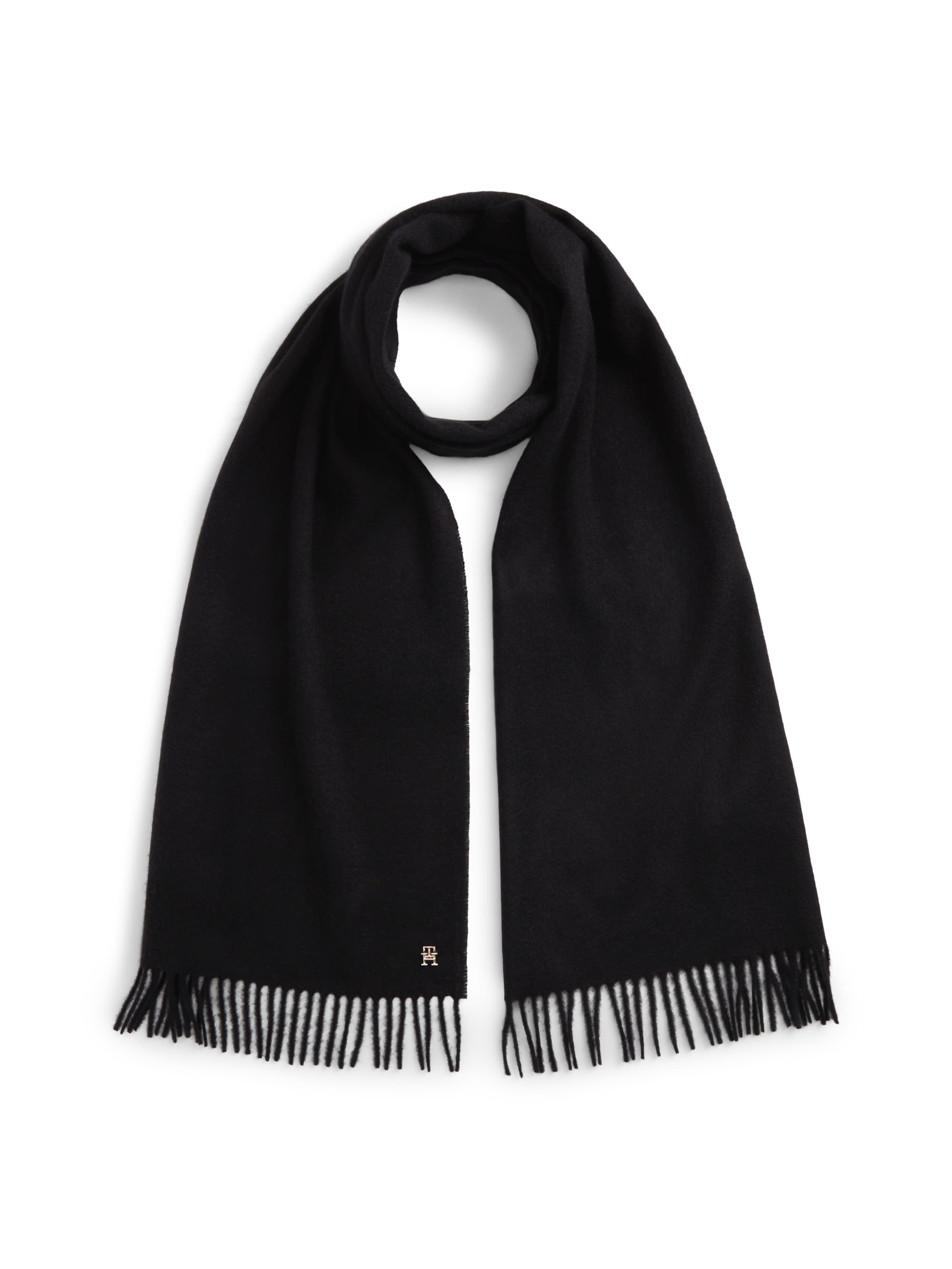 TOMMY HILFIGER Scarf in Black: front