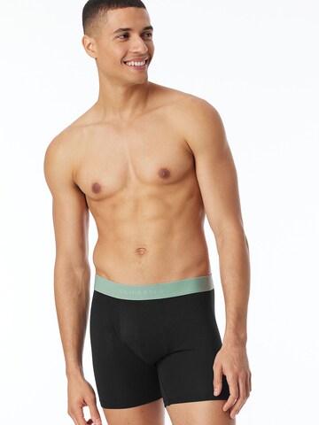 Boxers ' 95/5 Organic Cotton ' SCHIESSER en bleu : devant