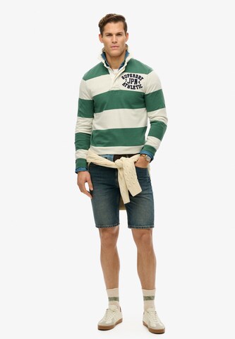 Superdry Shirt 'Athletic' in Groen