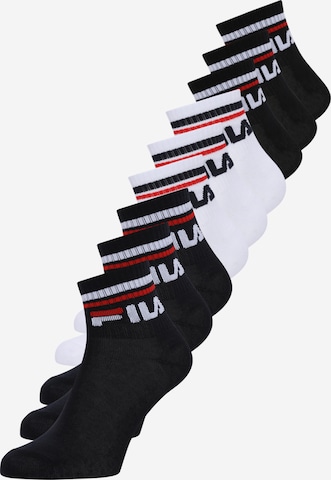 FILA Къси чорапи в черно: отпред