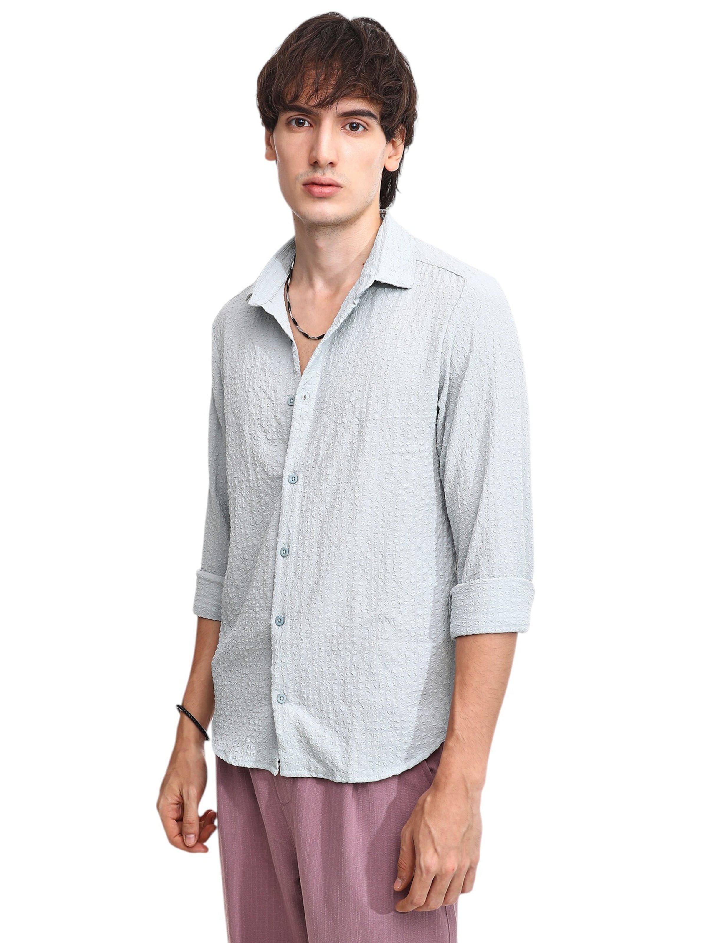 Campus Sutra Tavaline suurus Triiksärk 'Tiana', värv hall