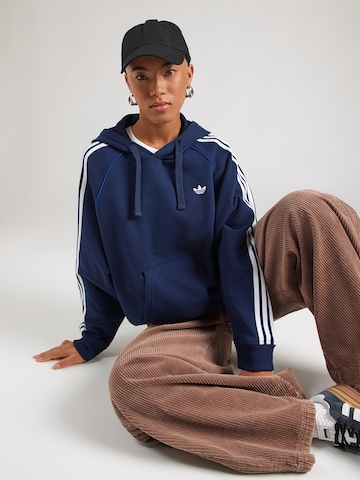 ADIDAS ORIGINALS - Sweatshirt 'TREFOIL' em azul: frente