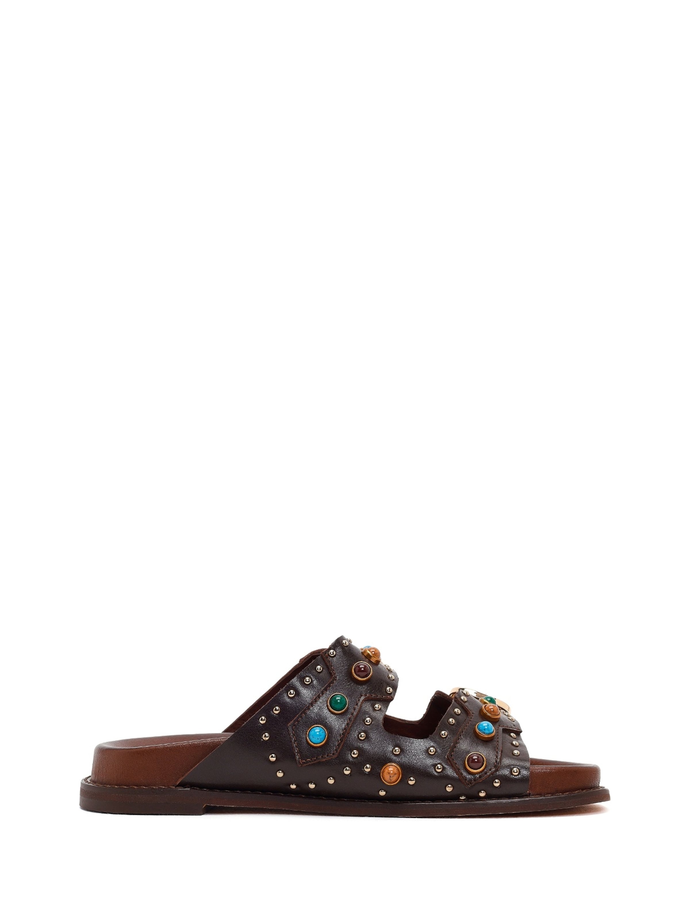 Mule Derimod en marron