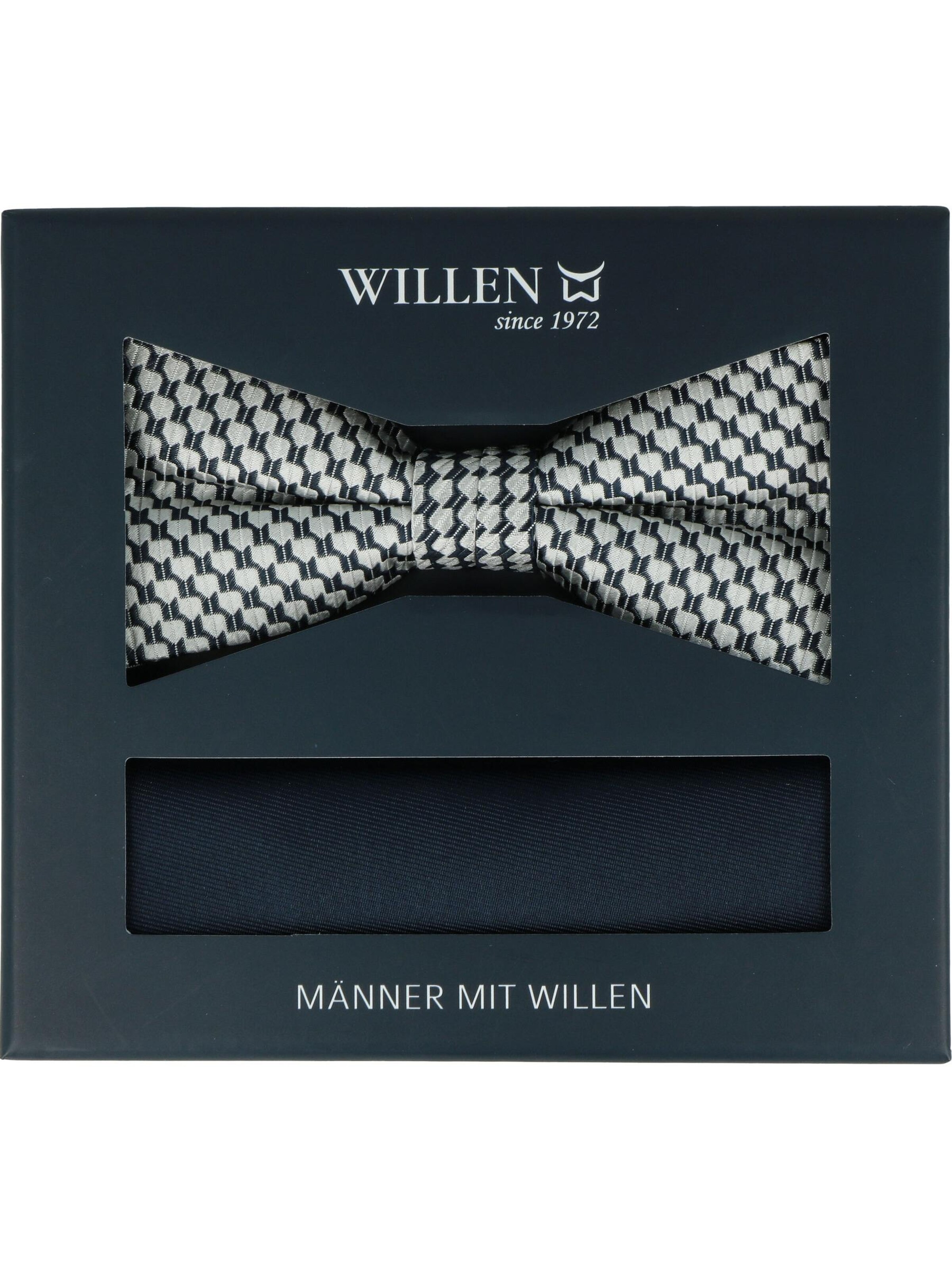 WILLEN Fliege 'Set : Bi-Color / Uni'‌‌ in Blau