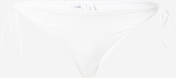 Calvin Klein Swimwear Bikini Bottoms in White: front