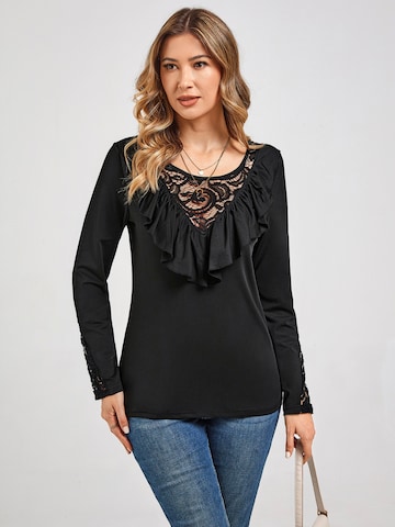 LapaPlus Topp 'Women Lace Shirt' i svart