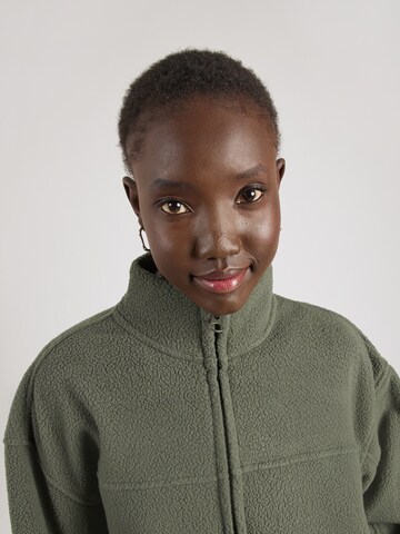 WEEKDAY Fleece jacket 'Leia' in Green