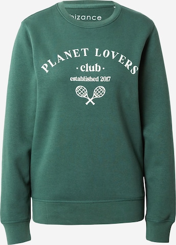 Sweat-shirt 'SAMSON' Bizance Paris en vert : devant