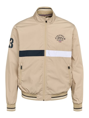 VINSON Between-Season Jacket ' Ryker ' in Beige: front