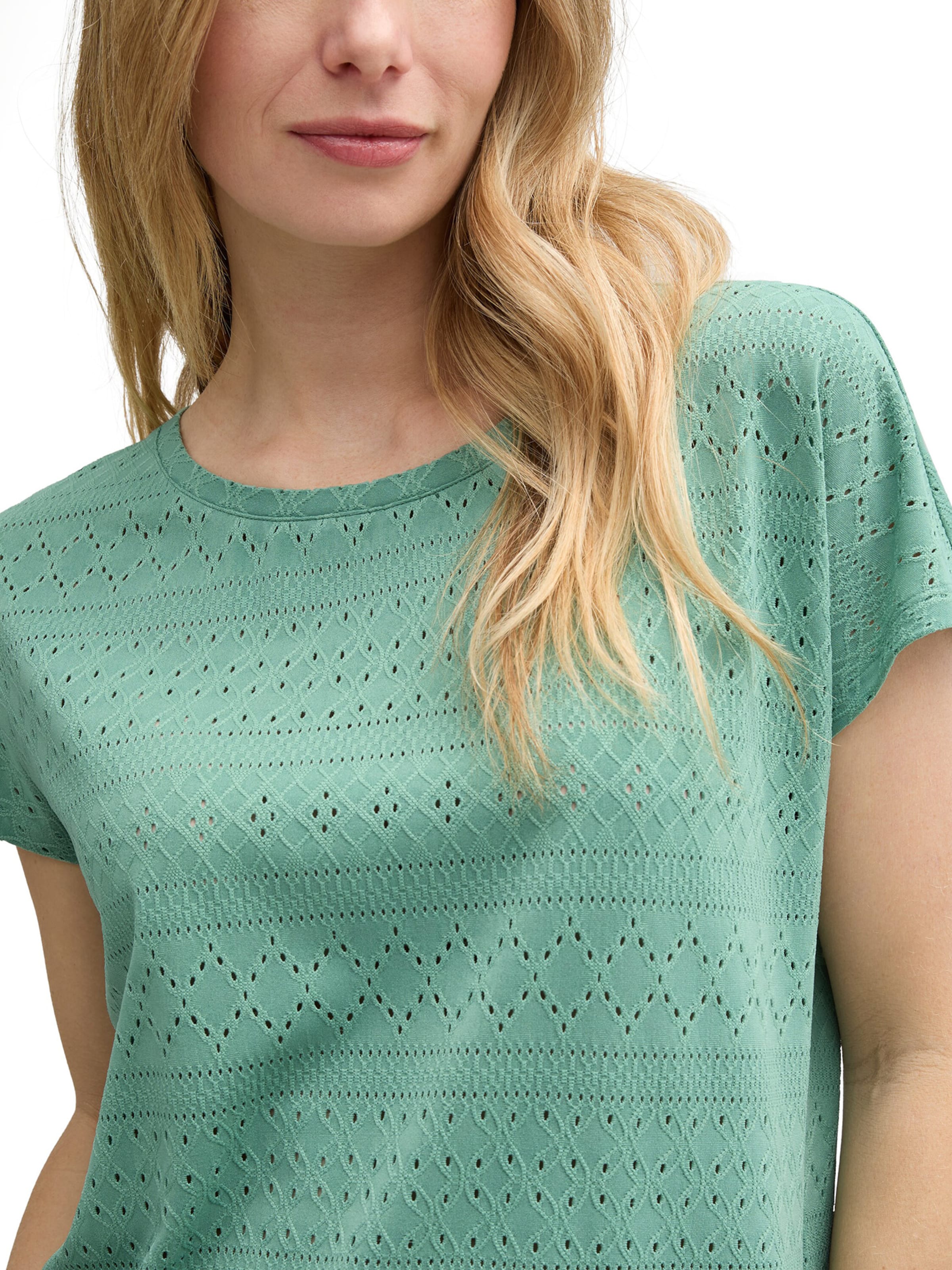 zaļš TOM TAILOR T-Krekls