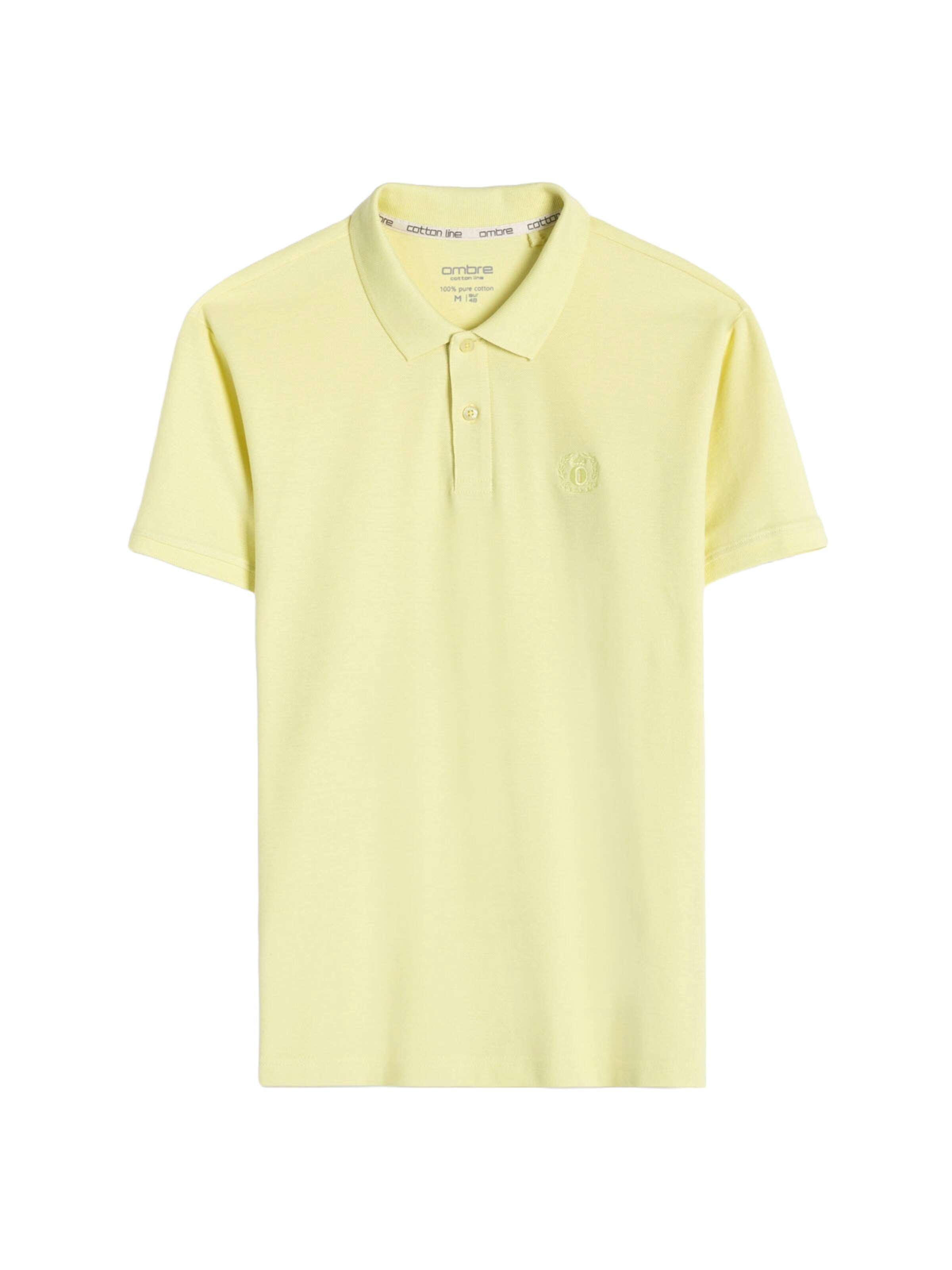 T-Shirt 'OM-POBS-0100' Ombre en jaune : devant